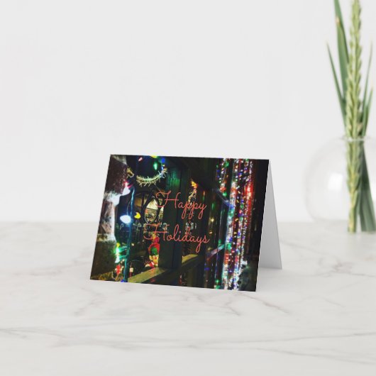 クリスマスストアウィンドウ シーズンカード (正面)