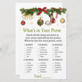 クリスマスストッキングあなたの財布のゲームの中に何がある (正面/裏面)