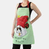 クリスマスストッキングかわいいカリコキッテン エプロン (インサイチュ)