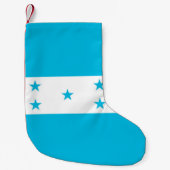 クリスマスストッキングとホンジュラス国旗 スモールクリスマスストッキング (正面)