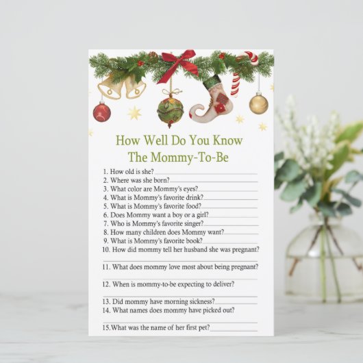 クリスマスストッキングどのように良く知っているベビーショウ (スタンド正面)