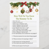 クリスマスストッキングどのように良く知っているベビーショウ (正面)