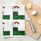 クリスマスストッキングキッチンタオル キッチンタオル (四つ折り)