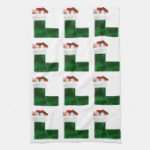 クリスマスストッキングキッチンタオル キッチンタオル (縦)