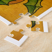 クリスマスストッキングキティCat v1 ジグソーパズル (側面)