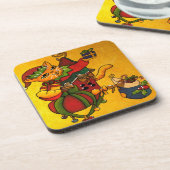 クリスマスストッキングキティCat v2 コースター (左側)