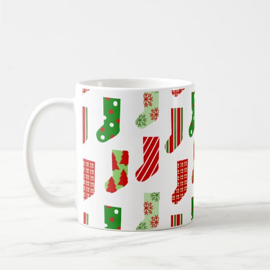 クリスマスストッキングコーヒーマグ コーヒーマグカップ (左)