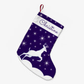 クリスマスストッキングジャンピングトナディースノーナイトスタ スモールクリスマスストッキング (正面 (吊り時))