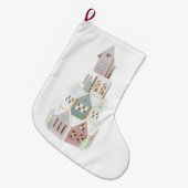 クリスマスストッキングジンジャーパン ラージクリスマスストッキング (正面 (吊り時))