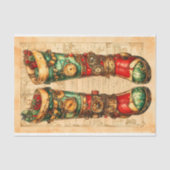 クリスマスストッキングスチームパンクヴィベBL3デコページ 薄葉紙 (正面)