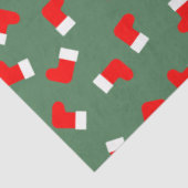 クリスマスストッキングパターン 薄葉紙 (詳細)