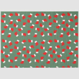 クリスマスストッキングパターン 薄葉紙