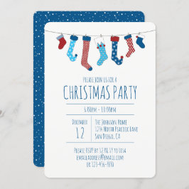 クリスマスストッキングパーティー 招待状