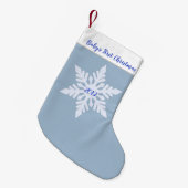 クリスマスストッキングベビー初めてのクリスマス スモールクリスマスストッキング (正面 (吊り時))