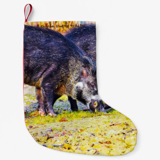クリスマスストッキングマイオールドゴブラー スモールクリスマスストッキング (正面)