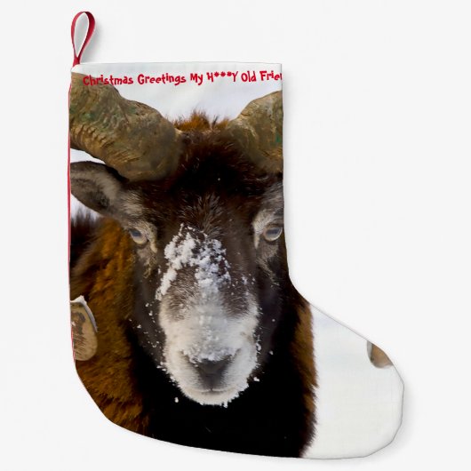 クリスマスストッキングマイハニーオールドフレンド スモールクリスマスストッキング (正面)