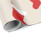 クリスマスストッキングラッピング紙 ラッピングペーパー (ロールコーナー)