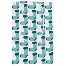 クリスマスストッキング休日 ミディアムペーパーバッグ