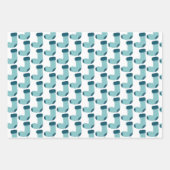 クリスマスストッキング休日 ラッピングペーパーシート (正面2)