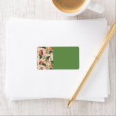 クリスマスストッキング子猫住所 シール (インサイチュ)