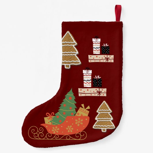 クリスマスストッキング (裏面)