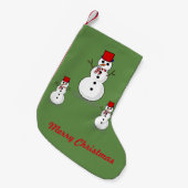 クリスマスストッキング (正面 (吊り時))