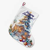 クリスマスストッキング (正面 (吊り時))