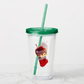 クリスマスストッキング アクリルタンブラー (裏面)