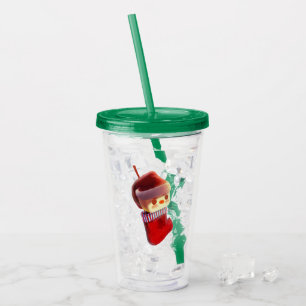 クリスマスストッキング アクリルタンブラー