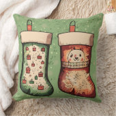 クリスマスストッキング クッション (ブランケット)