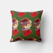 クリスマスストッキング クッション (裏面)