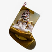 クリスマスストッキング、クリスマスエンジェル ラージクリスマスストッキング (正面 (吊り時))