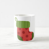 クリスマスストッキング コーヒーマグカップ (中央)