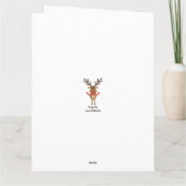 クリスマスストッキング サンキューカード (裏面)