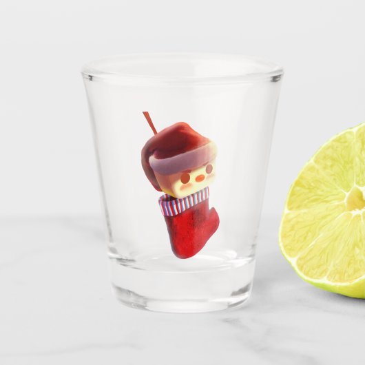 クリスマスストッキング ショットグラス (正面)