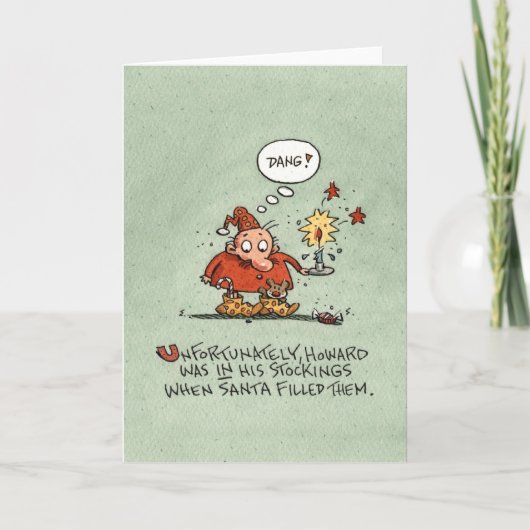 クリスマスストッキング シーズンカード (正面)