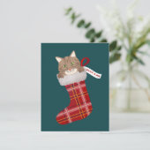 クリスマスストッキング シーズンカード (スタンド正面)