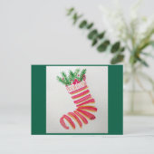 クリスマスストッキング シーズンポストカード (スタンド正面)