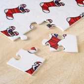 クリスマスストッキング ジグソーパズル (側面)