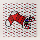 クリスマスストッキング ジグソーパズル (横)