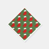 クリスマスストッキング スタンダードカクテルナプキン (角)