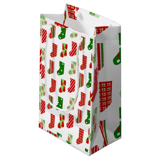 クリスマスストッキング スモールペーパーバッグ (正面アングル)