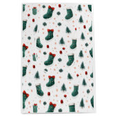 クリスマスストッキング ミディアムペーパーバッグ (正面)