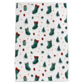 クリスマスストッキング ミディアムペーパーバッグ (裏面)