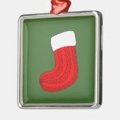 クリスマスストッキング メタルオーナメント (左)