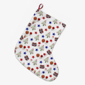 クリスマスストッキング、メリークリスマス ラージクリスマスストッキング (正面 (吊り時))