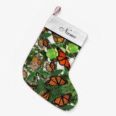 クリスマスストッキング-多くの（昆虫）オオカバマダラ、モナーク スモールクリスマスストッキング (正面 (吊り時))