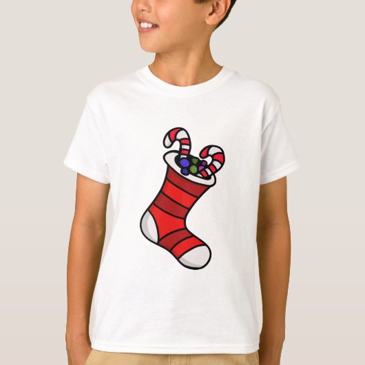 クリスマスストッキング Tシャツ (正面)