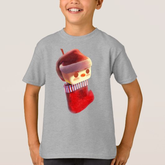 クリスマスストッキング Tシャツ (正面)