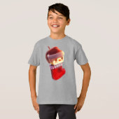 クリスマスストッキング Tシャツ (正面フル)